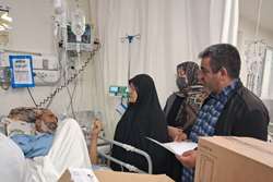 برسی وضعیت درمانی جانبازان و خانواده شهدا در بیمارستان و منزل
