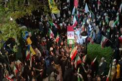 تشییع پیکر مطهر پرستار شهید «حسین عشقی»