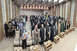 مراسم بزرگداشت شهدای مدافع حرم در سالن همایش های آفتاب ولایت مشهد